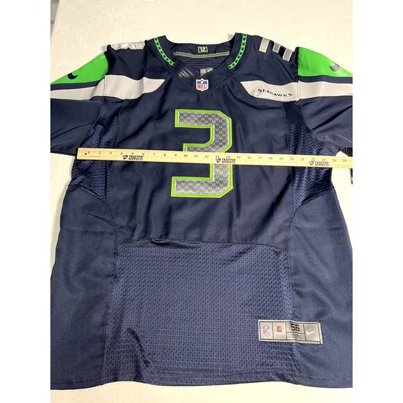 NWT Nike On Field Russell Wilson Seattle Seahawks #3 NFL Jersey Size XXL/ 56 - Picture 2 of 9